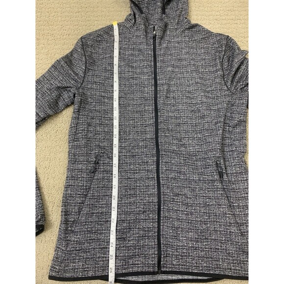 Lululemon Mens Surge Warm Full Zip Gray Hoodie Athletic Heathered Medium - Picture 10 of 12